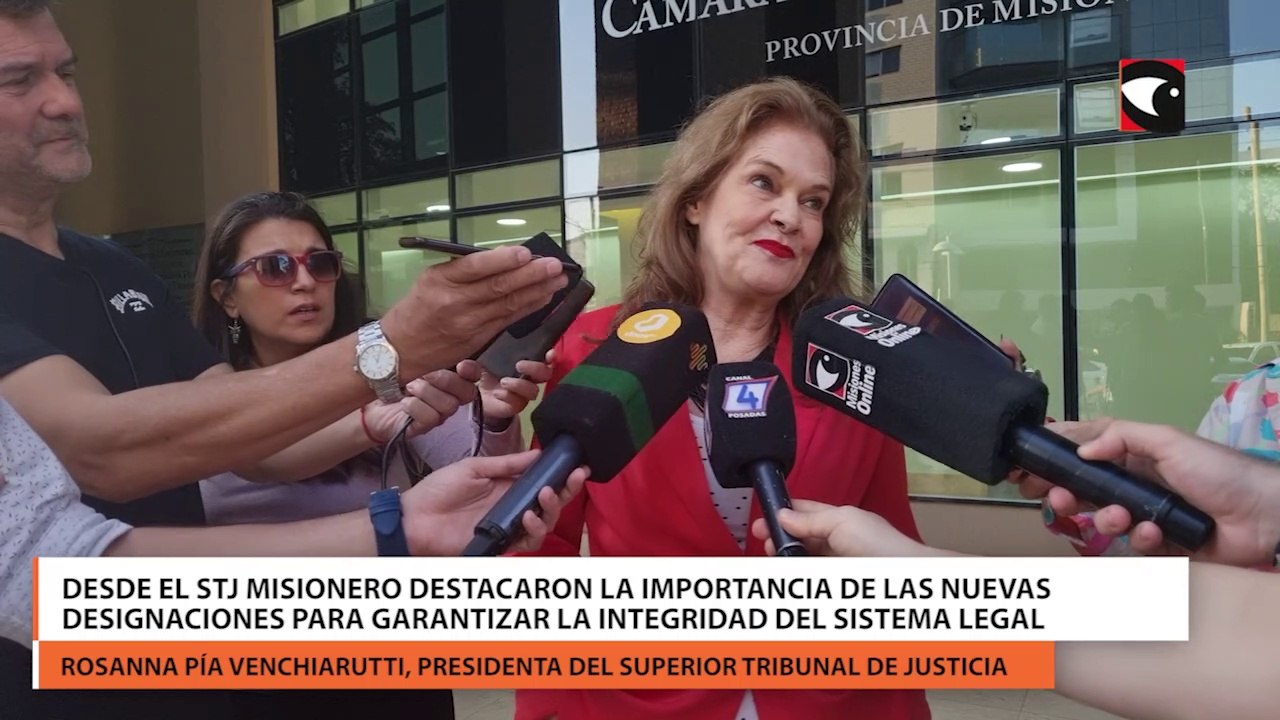 Desde el stj misionero destacaron la importancia de las nuevas designaciones para garantizar la integridad del sistema legal