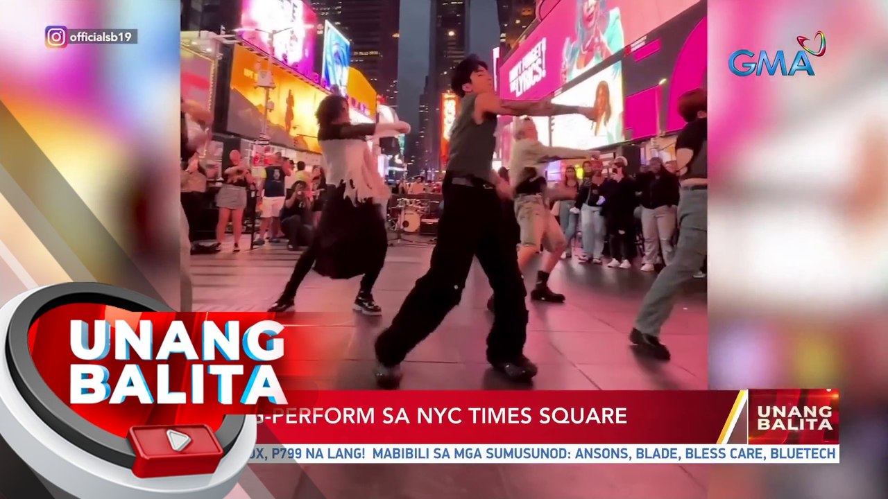 SB19, nag-perform sa NYC Times Square | UB