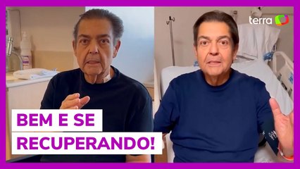 Faustão manda recado para fãs e agradece doador de coração