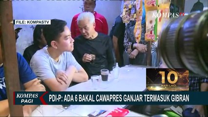 Télécharger la video: PDIP Sebut Kantongi 6 Nama Bakal Cawapres Ganjar, Salah Satunya Gibran