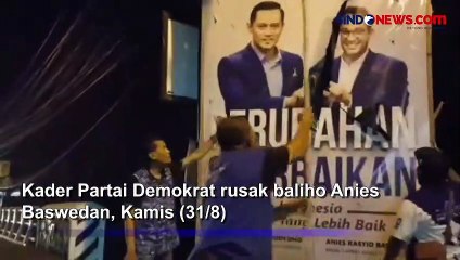 Descargar video: Kabar Duet Anies dan Cak Imin Picu Kemarahan, Kader Partai Demokrat di Pati Rusak Baliho