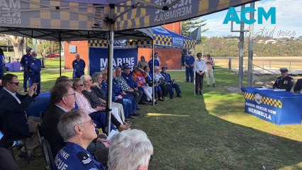 Marine Rescue vessels launched during Premier Minns far south coast visit