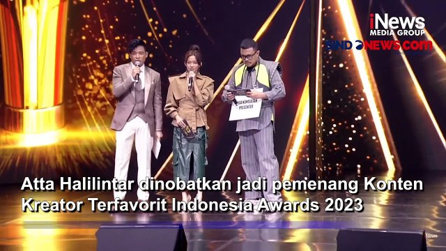 Atta Halilintar jadi Konten Kreator Terfavorit di Indonesia Awards 2023