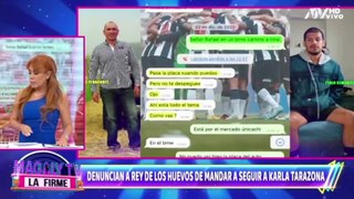 Rafael Fernndez mand a seguir a Karla Tarazona revela extrabajador Para desprestigiarlA