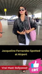 Jacqueline Fernandez Spotted at Airport