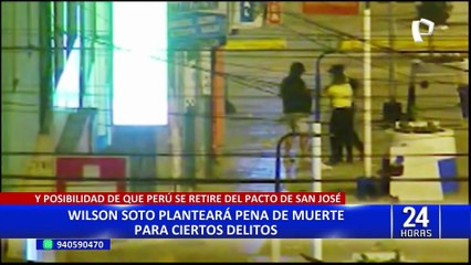 Wilson Soto propone referéndum sobre retiro de Perú del Pacto de San José tras asalto a su casa
