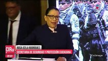 Rosa Icela Rodríguez aseguró que SSP no tiene capacidad para operar la Guardia Nacional
