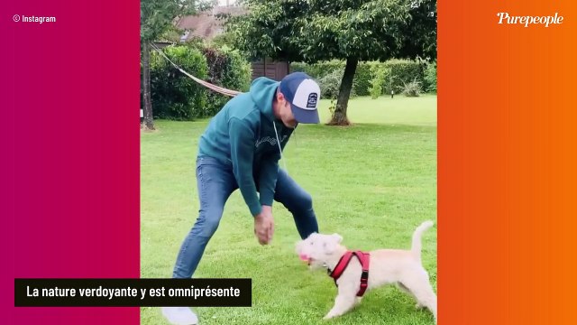 Damien Thévenot (Télématin) propriétaire d'une maison au terrain exceptionnel, son petit paradis