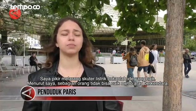 Skuter Listrik Mulai Dilarang DI paris Mulai Awal September