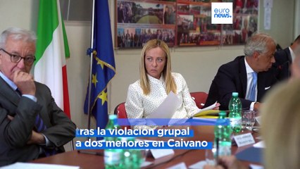 Meloni sobre la violación grupal en Nápoles: "Vamos a actuar y a dar la cara"