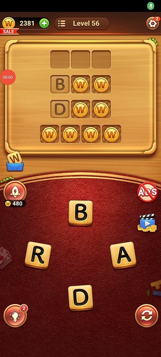 Level 56 finished  | word Connect
