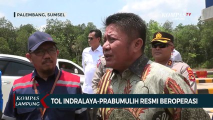 Tải video: Tol Trans Sumatera Ruas Indralaya-Prabumulih Resmi Beroperasi