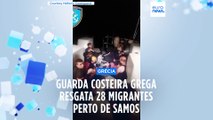 Grécia resgata 28 migrantes no Mar Egeu