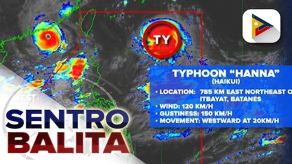 Bagyong #HannaPH, nasa typhoon category na