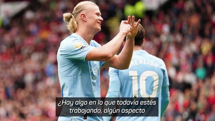 Haaland: "Aquí con Guardiola, estoy en el sitio ideal para seguir mejorando"