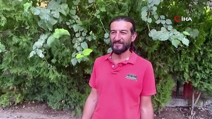 Huzurun geldiği dağlar, kamp ateşi ile aydınlanıyor