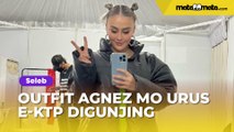 Outfit Agnez Mo Urus e-KTP di Kelurahan Digunjing Netizen: Bukannya Gak Boleh Yah?