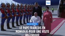 Le pape François en Mongolie pour une première visite historique