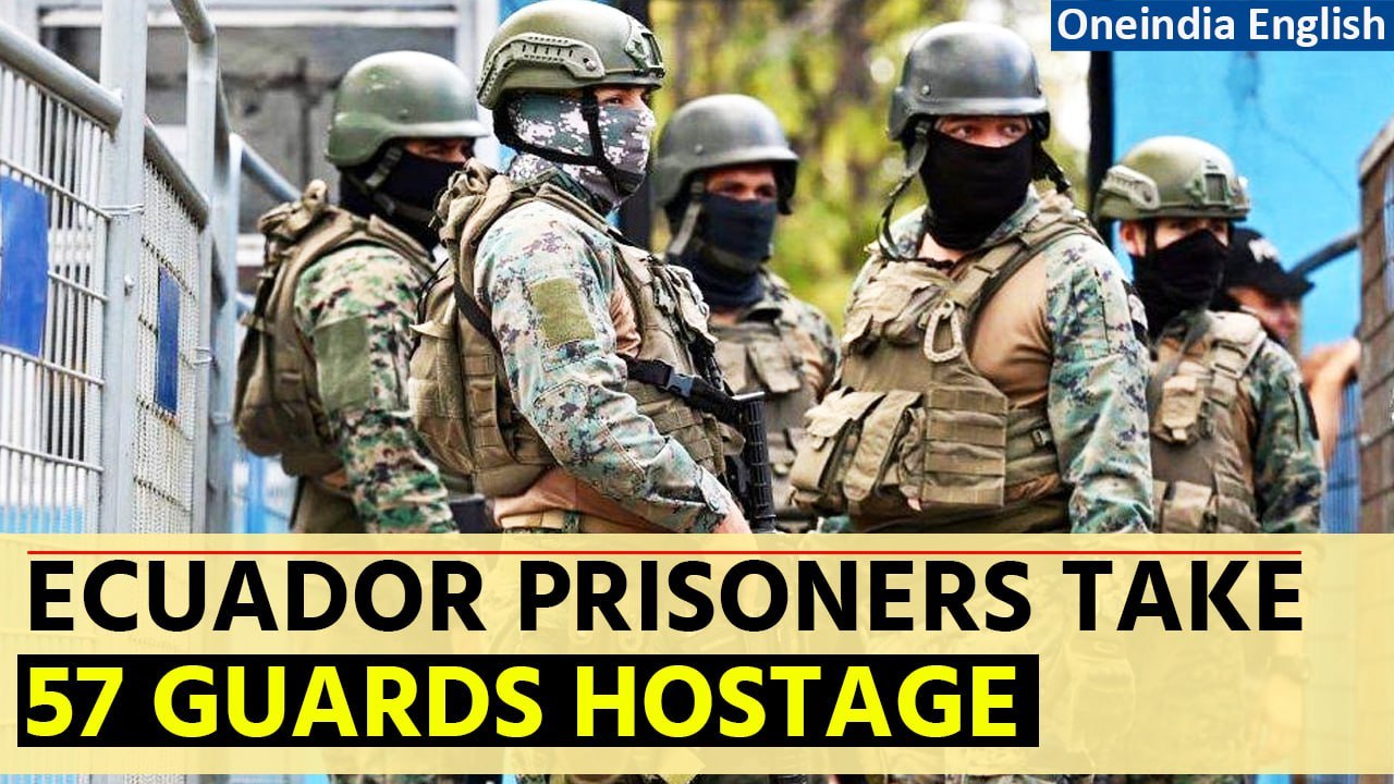 Ecuador : Inmates across 6 prisons take 57 guards, officers hostage in an alarming development