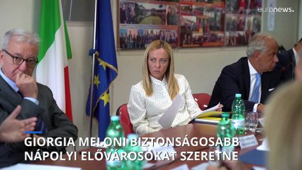 Giorgia Meloni Nápolyban járt, ahol több csoportos nemi erőszak is történt