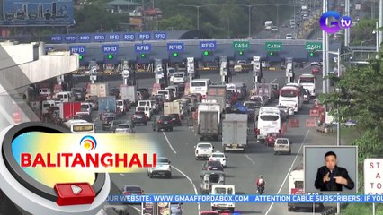Dry run ng cashless toll collection sa mga piling toll plaza, sinimulan ngayong araw | BT