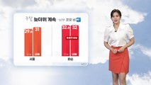 [날씨] 주말 늦더위 계속...남부 곳곳 비 / YTN