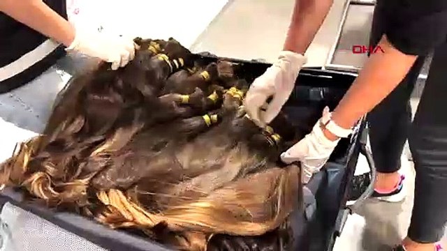 Opération de contrebande de cheveux humains dans les aéroports d'Istanbul et Sabiha Gökçen