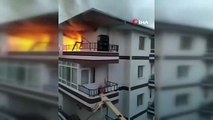 Un citoyen coincé dans un incendie à Ankara a été sauvé