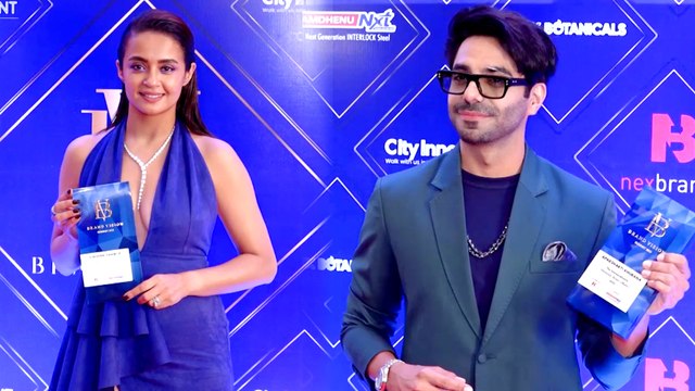 Surveen Chawla & Aparshakti Khurana Awarded At Nexbrands INC's Brand Vision Summit