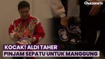 Intip Persiapan Aldi Taher Dibalik Panggung Launching iNews Media Group, Sudah Ganti Sepatu
