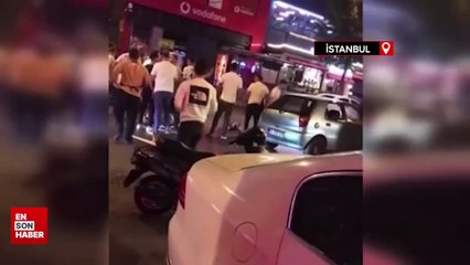 Üsküdar’da alkollü şahsa meydan dayağı