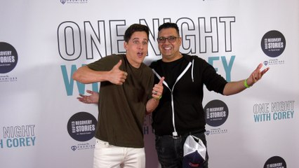 Mike Manning and Gregori J. Martin "One Night with Corey" Comedy Show Red Carpet Event