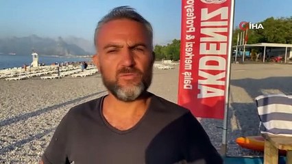Türkiye'nin ünlü sahili gece de dolu: Yatağını yorganını alan geldi