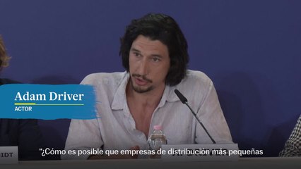 Adam Driver, sobre la huelga de actores: "Estoy aquí para solidarizarme con ellos"
