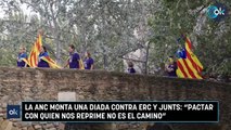 La ANC monta una Diada contra ERC y Junts Pactar con quien nos reprime no es el camino