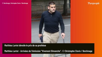 Matthieu Lartot dévoile enfin le coût de sa prothèse après avoir alerté sur les prix affolants de ces dernières