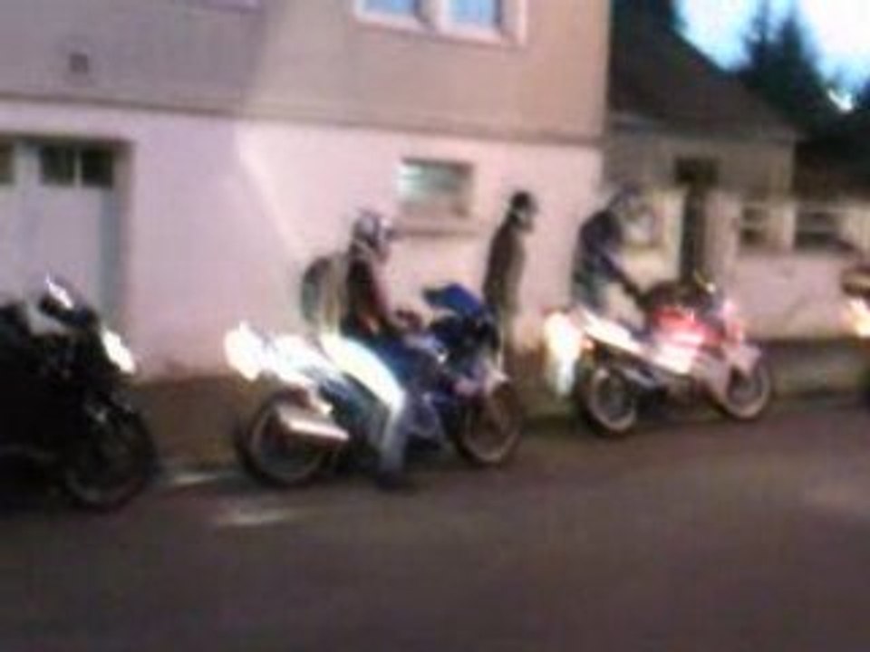 départ motos