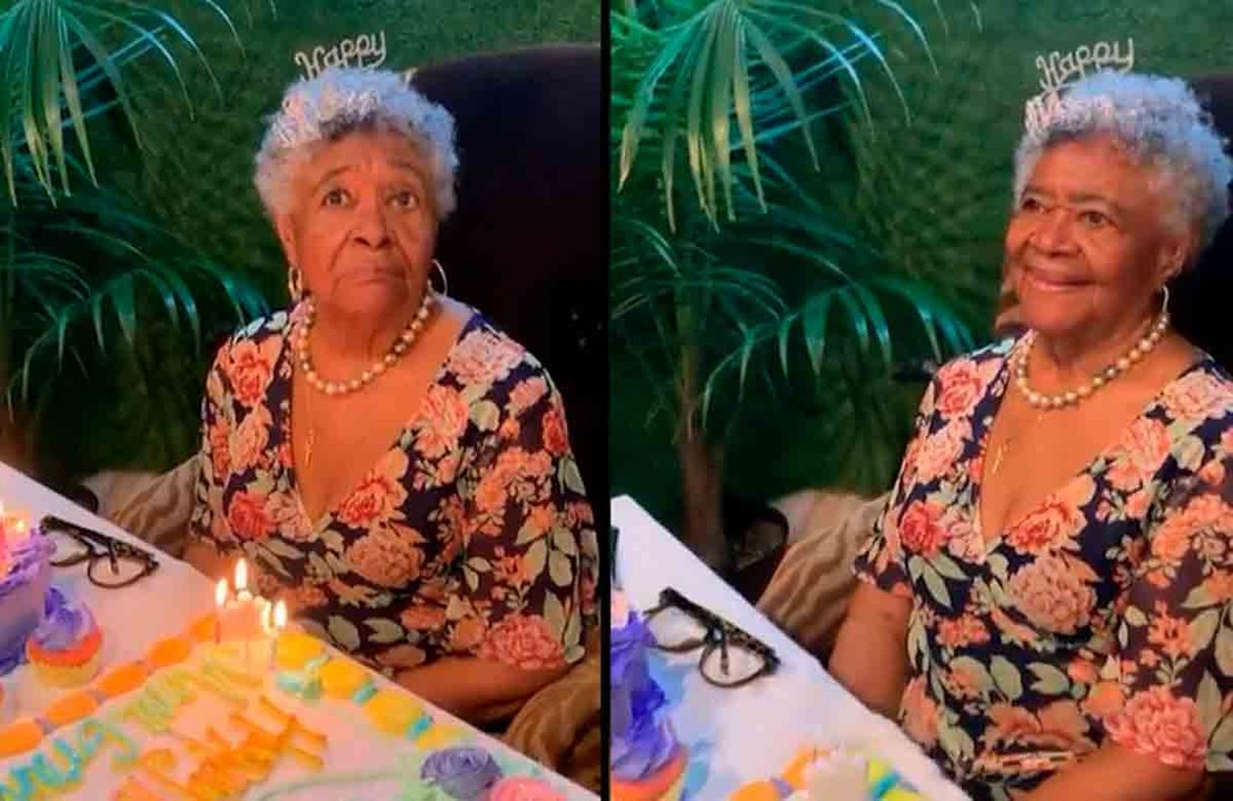 Mujer cumple 104 años y sorprende a las redes sociales por su apariencia juvenil