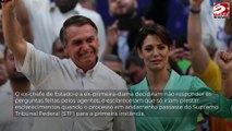 Bolsonaro e Michelle ficam em silêncio durante depoimento à PF