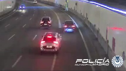 Detenida una mujer que circulaba en sentido contrario por la M-30