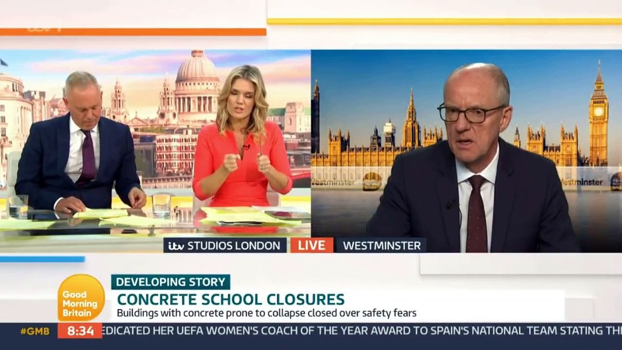 Rob Rinder skewers Nick Gibb over school concrete risk