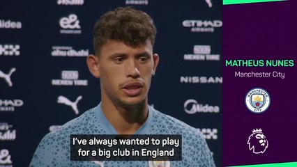 Nunes 'didn't think twice' before joining Manchester City