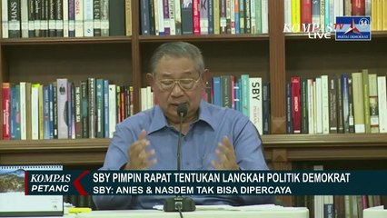 Soal Pengkhianatan pada Demokrat, SBY: Anies dan NasDem Tak Bisa Dipercaya [FULL]
