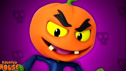 There's A Scary Pumpkin, Spooky Nursery Rhyme And Halloween Cartoon For Kids