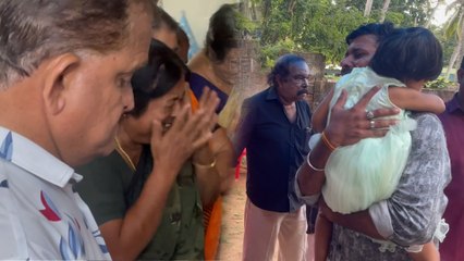 അപർണയുടെ വിയോഗം താങ്ങാനാവാതെ പൊട്ടിക്കരയുന്ന ഭർത്താവും പിഞ്ചോമനയും