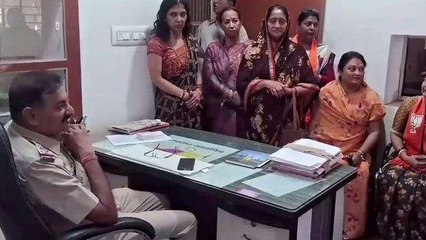 सिरोही: भाजपा महिला मोर्चा कार्यकर्ताओं ने जताया रोष, पुलिस को दी चेतावनी, जानें क्या है मामला