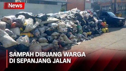 Sampah Menggunung di Kota Cimahi, Imbas Terbakarnya TPA Sarimukti