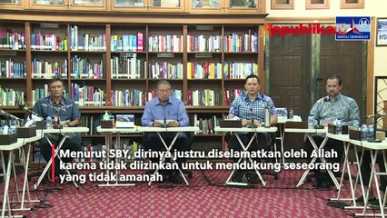 SBY: Alhamdulillah Kita Diselamatkan Allah dari Calon Pemimpin yang tak Amanah