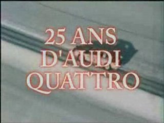 Vidéo l'Audi Quattro Sport a 25 ans