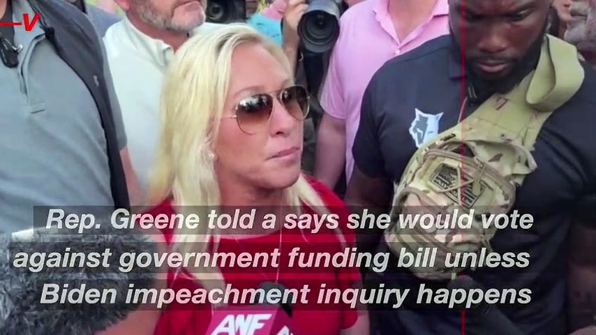 Rep Greene Plans To Vote Against Government Funding Bill Unless Biden Impeachment Inquiry 4168